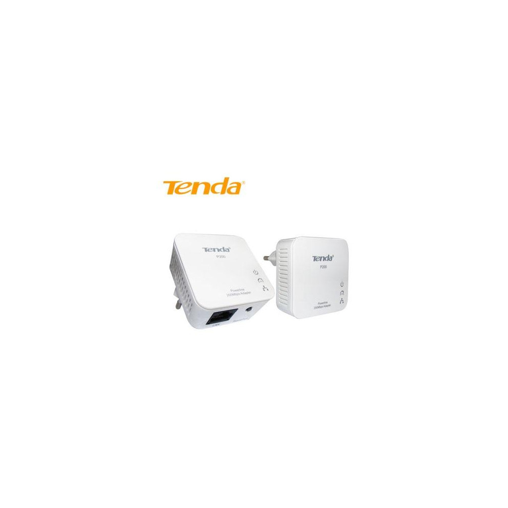 Tenda Powerline Kit 2 Mini Adapter Up to 200Mbps - P200 KIT