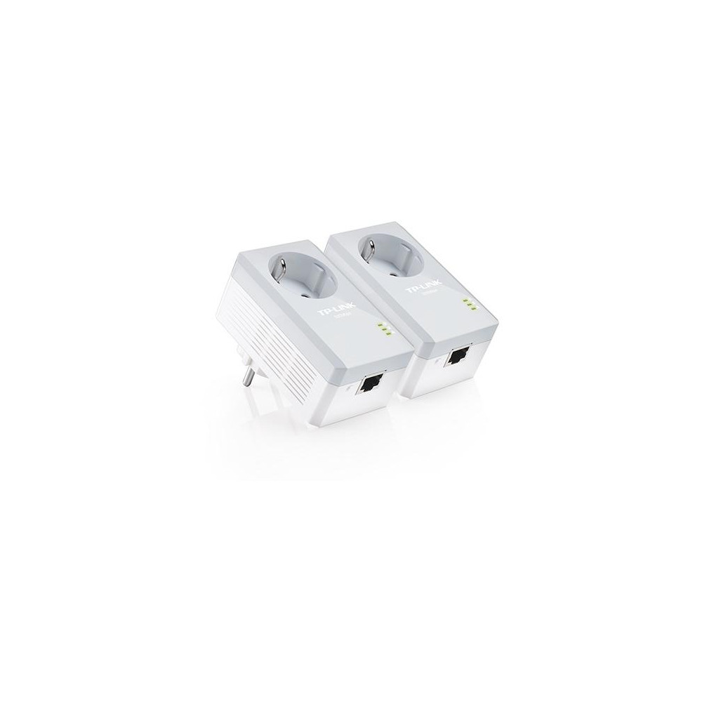 TP-Link Kit 2 powerline con Shuko passante 1 port LAN - TL-PA4010P KIT