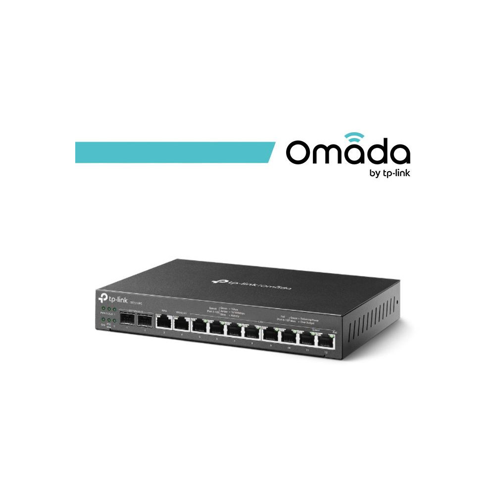 Omada Router VPN Gigabit 3-in-1: Router+Switch PoE+Controller - ER7212PC Omada Router VPN Gigabit 3-in-1: Router+Switch PoE+Controller - ER7212PC
