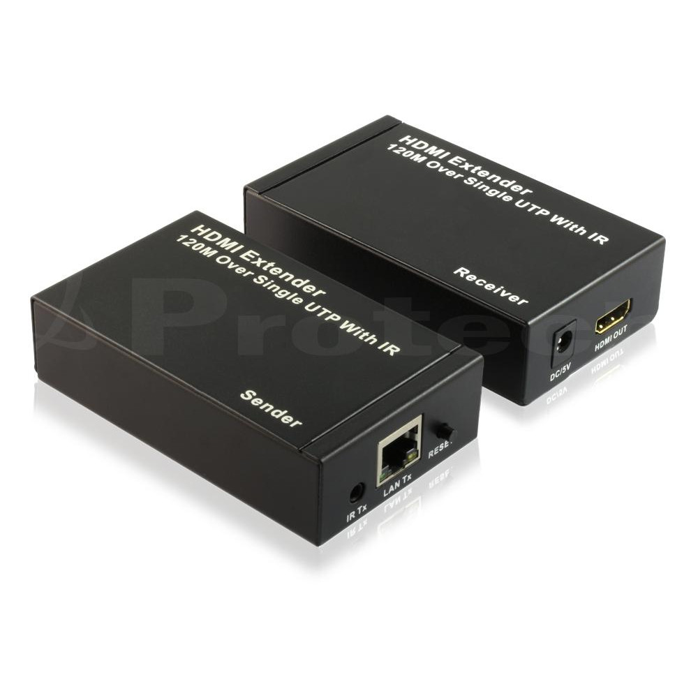 Kit TX-RX Extender HDMI, Over TCP/IP 120MT, (1:N) 1080p@60 Kit TX-RX Extender HDMI, Over TCP/IP 120MT, (1:N) 1080p@60