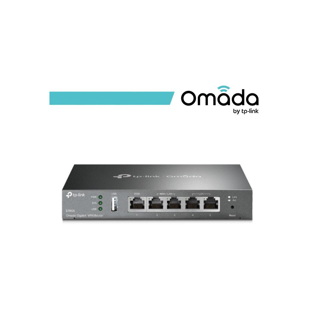 Omada Router Gateway VPN Gigabit Multi-WAN SafeStream - ER605 Omada Router Gateway VPN Gigabit Multi-WAN SafeStream - ER605