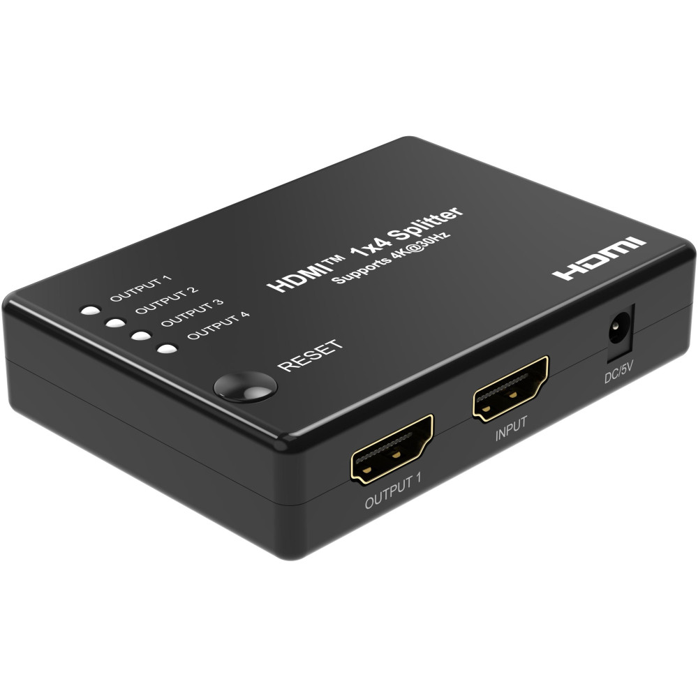 HDMI Mini Splitter 1X4 v1.4 4K@30Hz HDMI Mini Splitter 1X4 v1.4 4K@30Hz