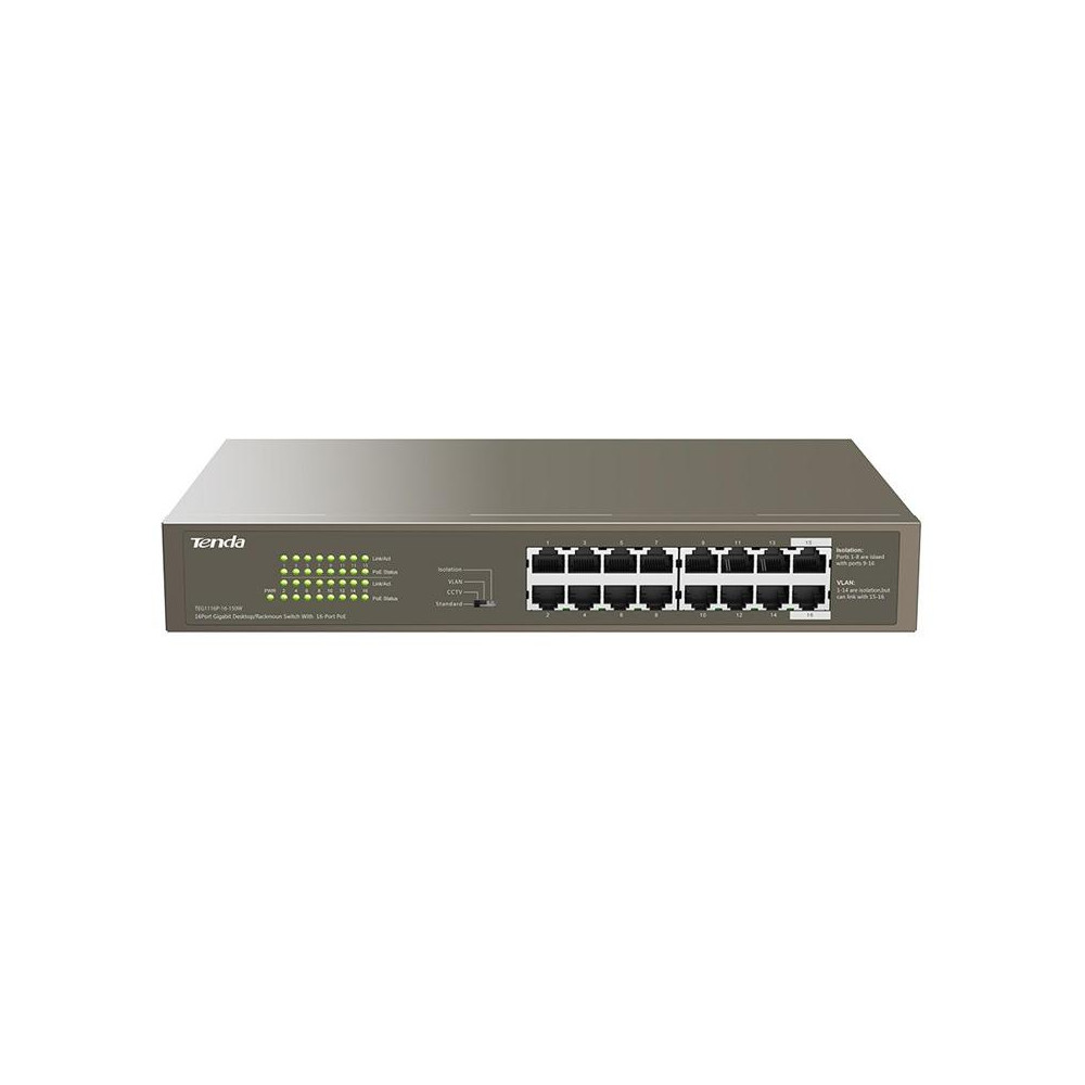 Switch 16 porte Gigabit PoE TEG1116P-16-150W Switch 16 porte Gigabit PoE TEG1116P-16-150W