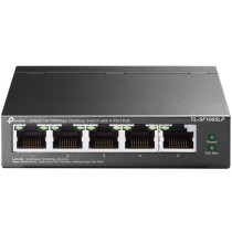 Switch Desktop 5 porte 10/100Mbps con 4-Port PoE TL-SF1005LP