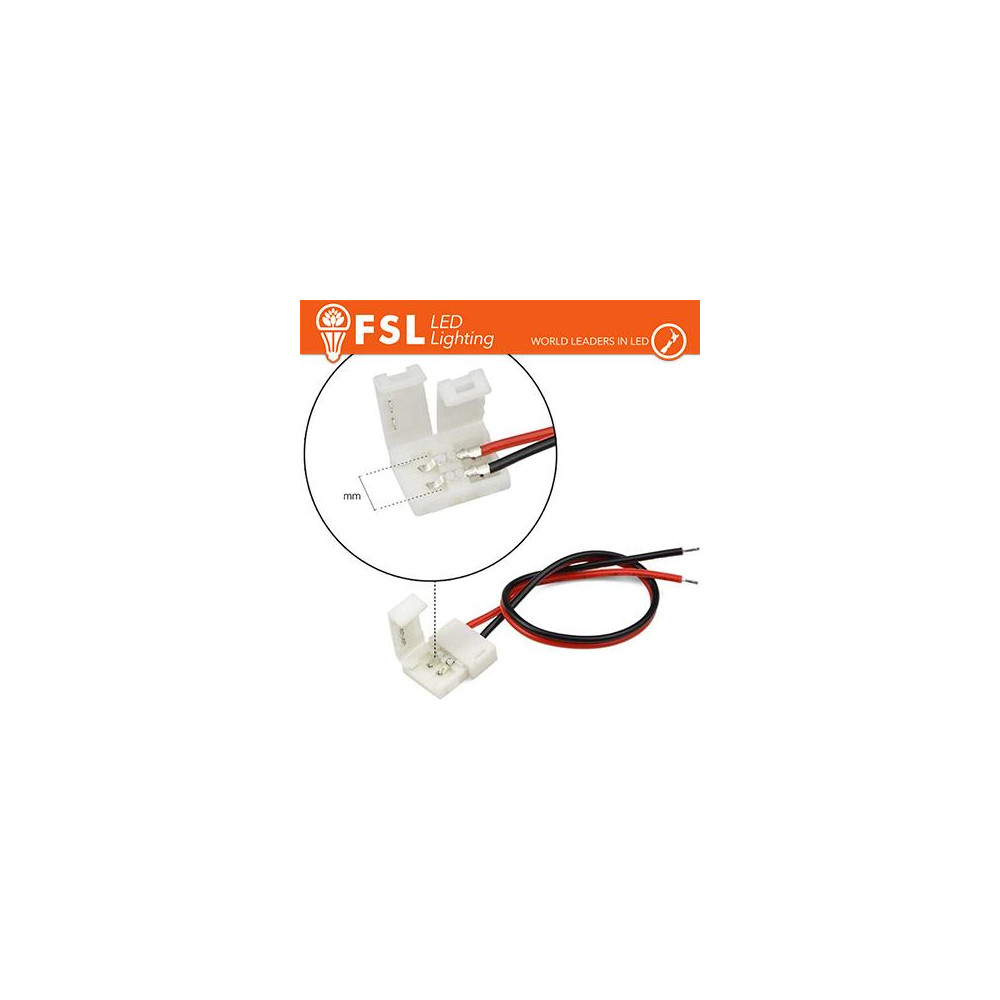 Connettore rapido END per strip 10mm LED monocolore Connettore rapido END per strip 10mm LED monocolore