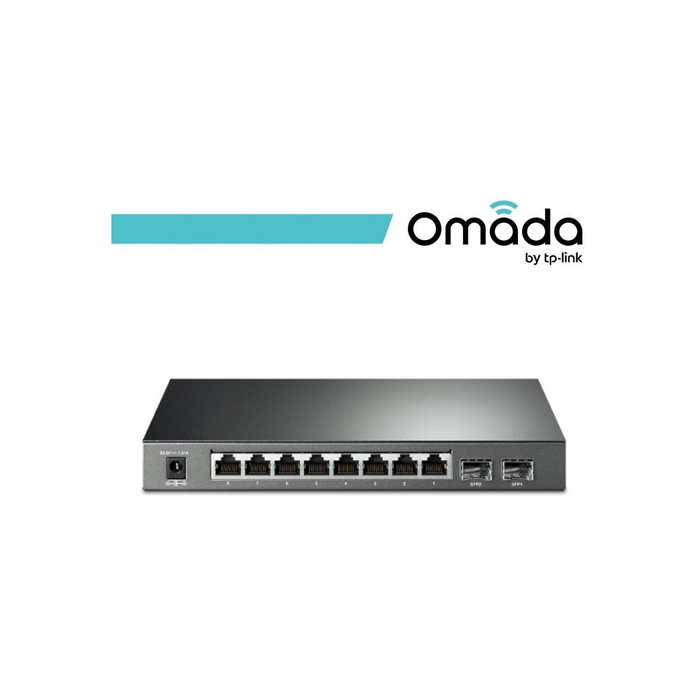 Omada Smart Switch JetStream Gigabit 8 Porte PoE+ 2 SFP - SG2210P Omada Smart Switch JetStream Gigabit 8 Porte PoE+ 2 SFP - SG2210P