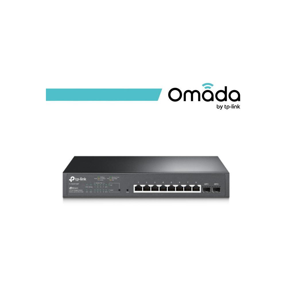 Omada Switch Smart 10 Porte Gigabit di cui 8 PoE+ Omada Switch Smart 10 Porte Gigabit di cui 8 PoE+