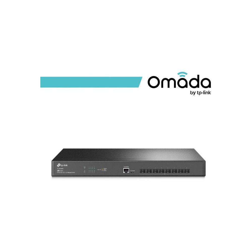 Omada Switch Managed Fibra L2+ 8 Porte 10GE SFP+ - SX3008F Omada Switch Managed Fibra L2+ 8 Porte 10GE SFP+ - SX3008F