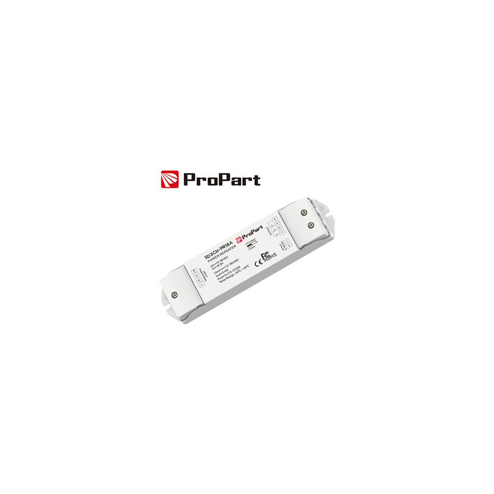 Amplificatore RGB 15A (3 canali da 5A) 12-60V Amplificatore RGB 15A (3 canali da 5A) 12-60V