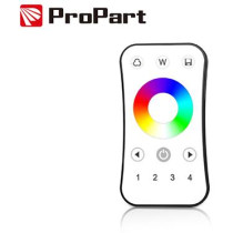 Telecomando RF RGB/RGBW - 4 Zone, Touch Wheel