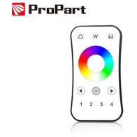 Telecomando RF RGB/RGBW - 4 Zone, Touch Wheel