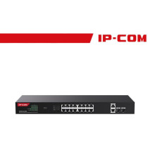 IP-COM 18GE+2SFP Ethernet Unmanaged Switch With 16-Port PoE - G1120P-16-250W