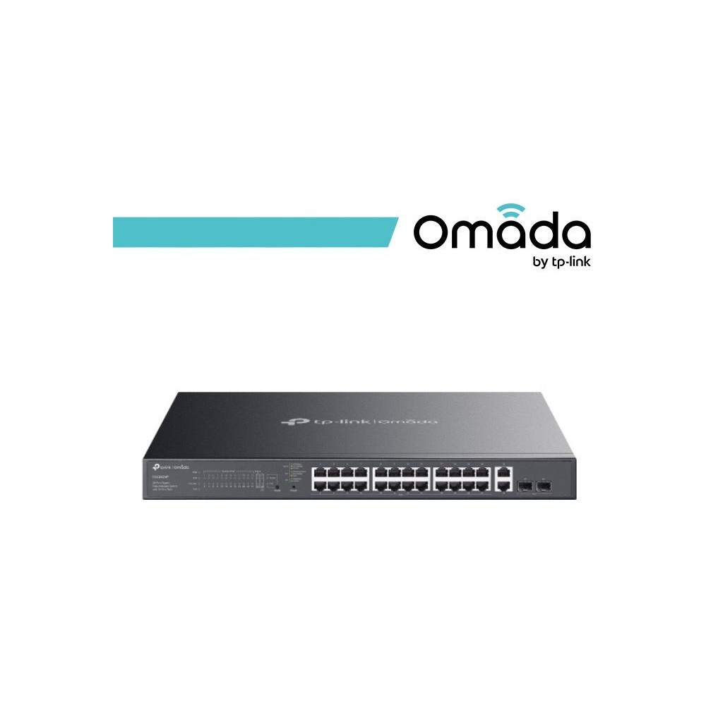 Omada 28-Port Gigabit Easy Managed Switch with 24-Port PoE+ - ES228GMP Omada 28-Port Gigabit Easy Managed Switch with 24-Port PoE+ - ES228GMP