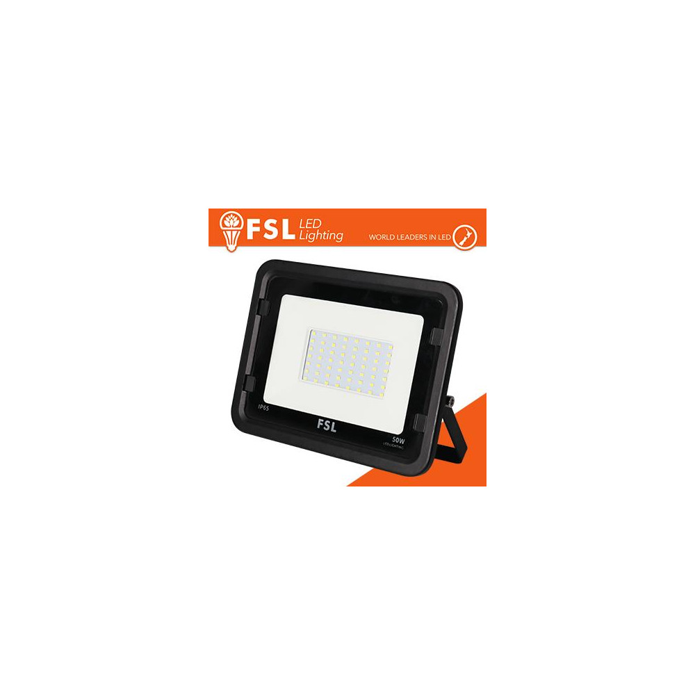 Proiettore per esterni Nero 50W - IP65 115° 6500K Proiettore per esterni Nero 50W - IP65 115° 6500K