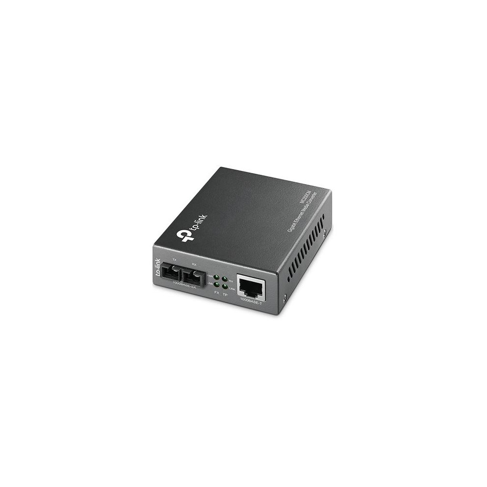 TP-Link Media Converter 1000BASE-SX/1000Base-T multimodale SC - MC200CM TP-Link Media Converter 1000BASE-SX/1000Base-T multimodale SC - MC200CM