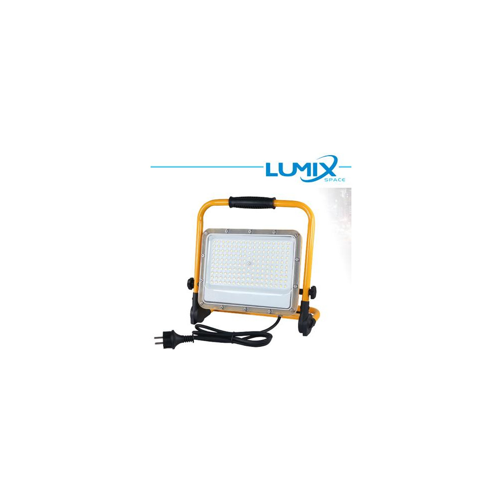 Faretto LED da lavoro 100W - 10.000lm IP65 - cavo 2m Faretto LED da lavoro 100W - 10.000lm IP65 - cavo 2m
