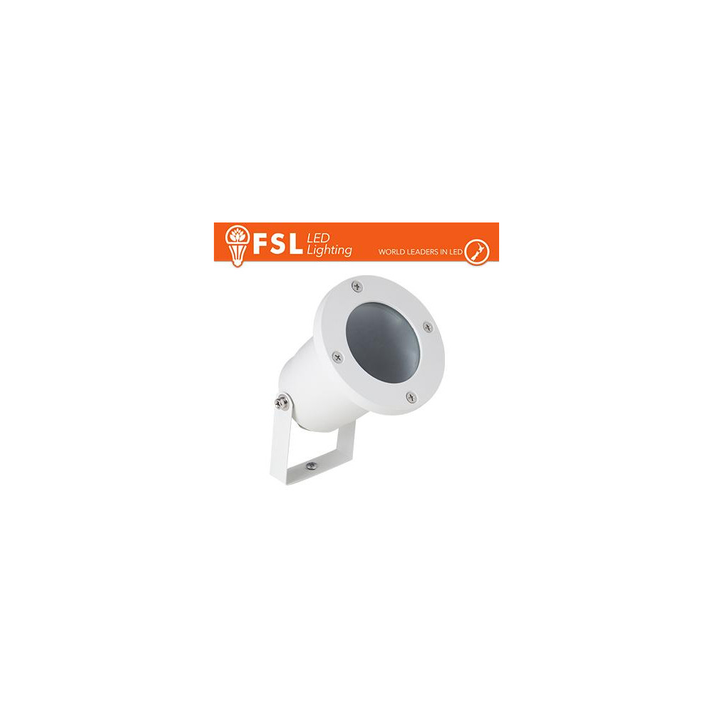 Faretto giardino orientabile picchetto ip65 gu10 Bianco Faretto giardino orientabile picchetto ip65 gu10 Bianco