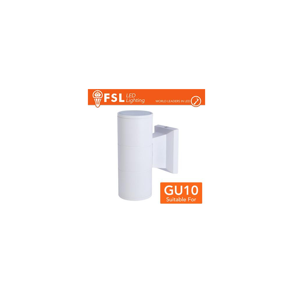 Applique portalampada 2 vie, GU10 IP54 - BIANCO Applique portalampada 2 vie, GU10 IP54 - BIANCO
