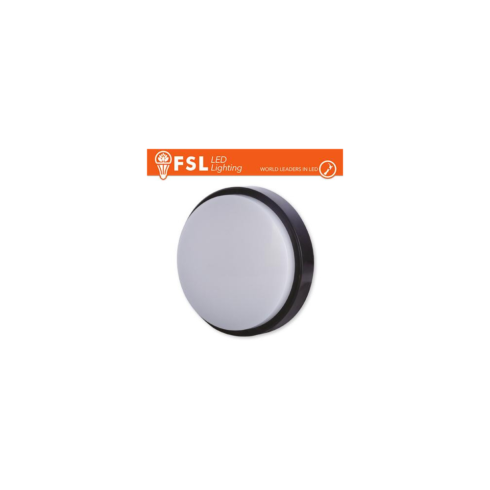 Plafoniera LED ROTONDA NERA 15W 3000K Ø180*55 IP54 Plafoniera LED ROTONDA NERA 15W 3000K Ø180*55 IP54