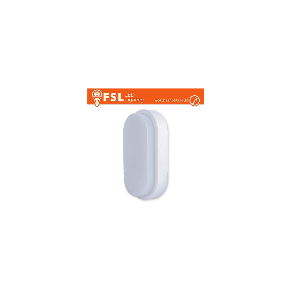 Plafoniera LED OVALE BIANCA 15W 4000K 55*100*200 IP54 Plafoniera LED OVALE BIANCA 15W 4000K 55*100*200 IP54