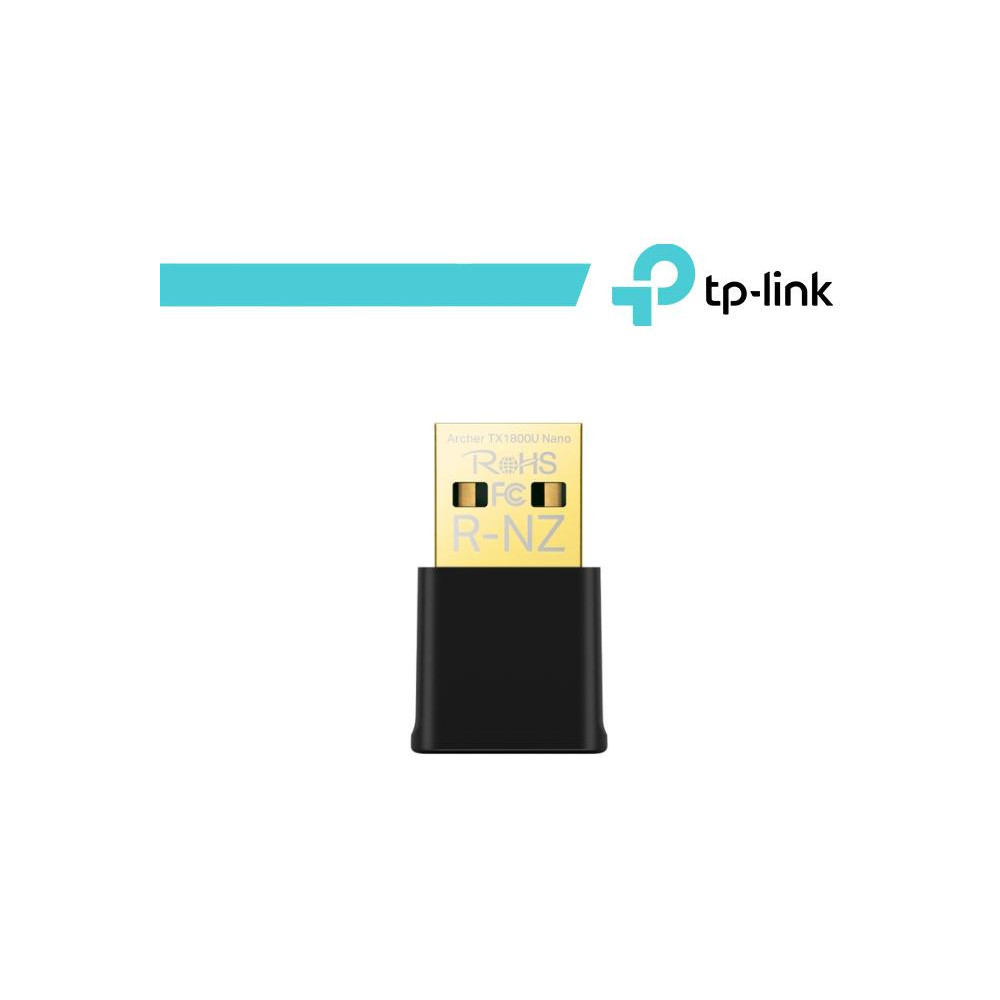 TP-Link Nano adattatore USB Wi-Fi 6 AX1800 - Archer TX1800U Nano TP-Link Nano adattatore USB Wi-Fi 6 AX1800 - Archer TX1800U Nano