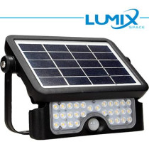 Faretto solare LED senza fili 500lm - con sensori