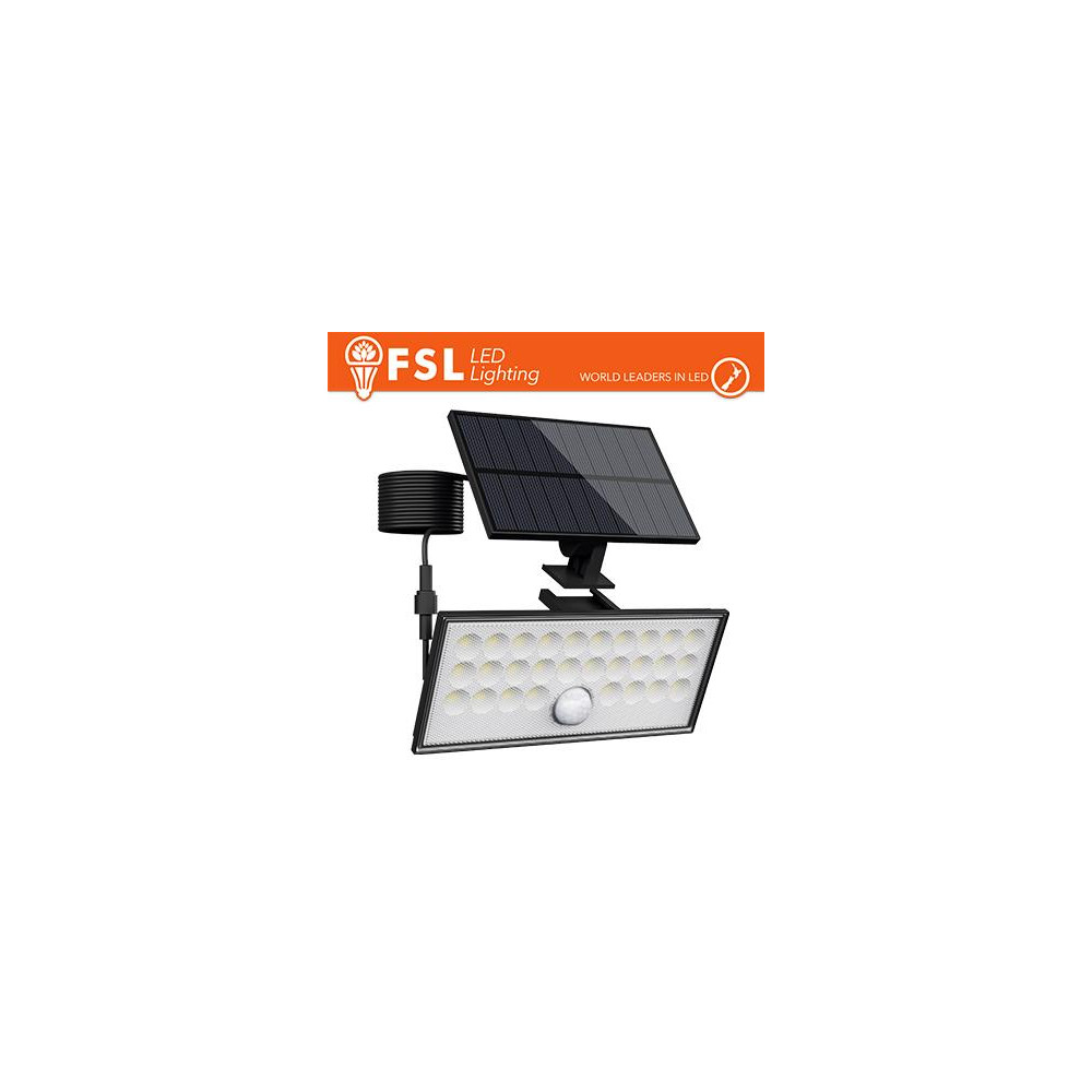 Faro da esterno solare con sensore di movimento 60W (6 led)