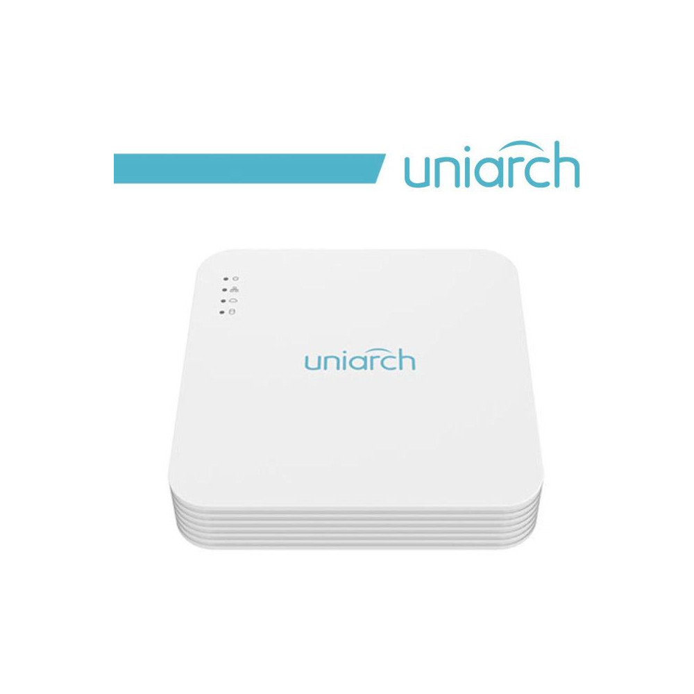 NVR Uniarch 4 Canali 8 Megapixel, 4 Porte PoE NVR Uniarch 4 Canali 8 Megapixel, 4 Porte PoE