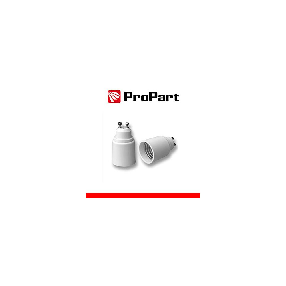 Adattatore per lampada da GU10 a E27 - 2A 250V - 40W max Adattatore per lampada da GU10 a E27 - 2A 250V - 40W max