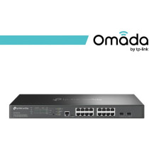 Omada Switch Managed L2+ con 16 Porte 2.5G, 8 PoE+, 2 10GE SFP+ - SG3218XP-M2