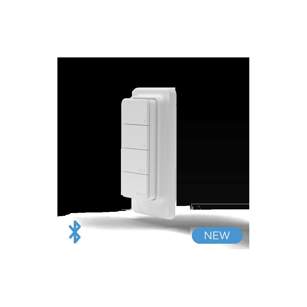 Shelly BLU RC Button4 - Telecomando a muro con 4 tasti Bluetooth