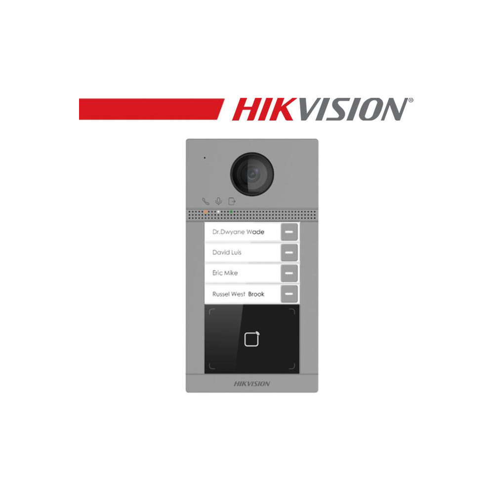 Hikvision 4 Buttons Metal Villa Door Station - DS-KV8413-WME1(C) Hikvision 4 Buttons Metal Villa Door Station - DS-KV8413-WME1(C)