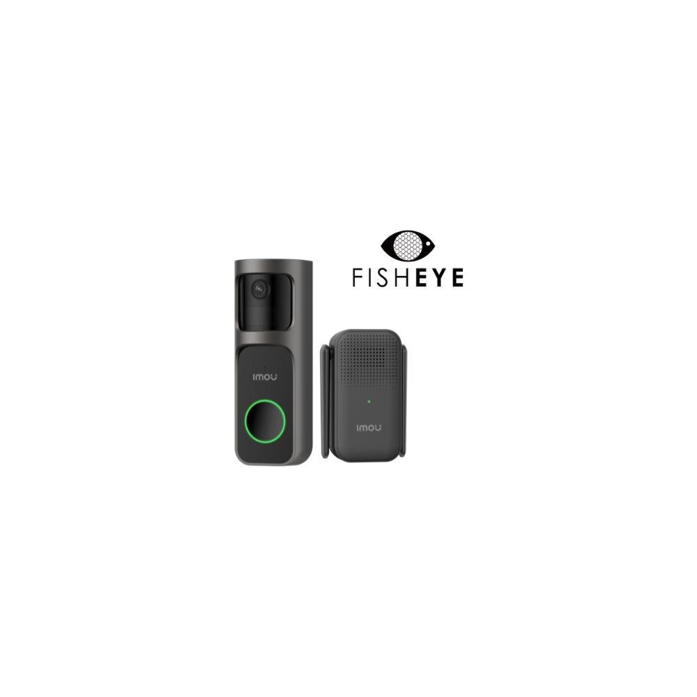 Kit Imou Videocampanello 3S a batteria 2.5K con lente FISHEYE + cicalin wireless