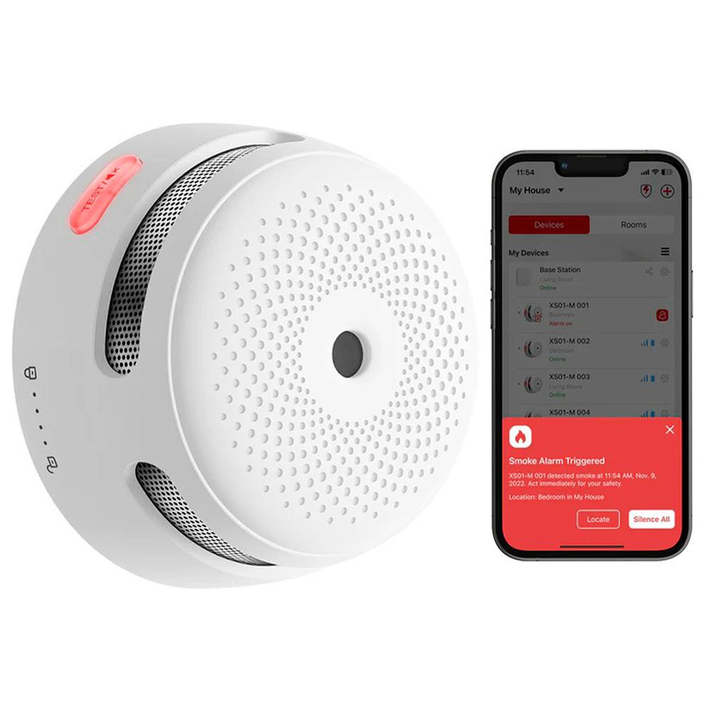 X-Sense Sensore Fumo Link+PRO a batteria sostit da connettere a centralina RF X-Sense Sensore Fumo Link+PRO a batteria sostit da connettere a centralina RF