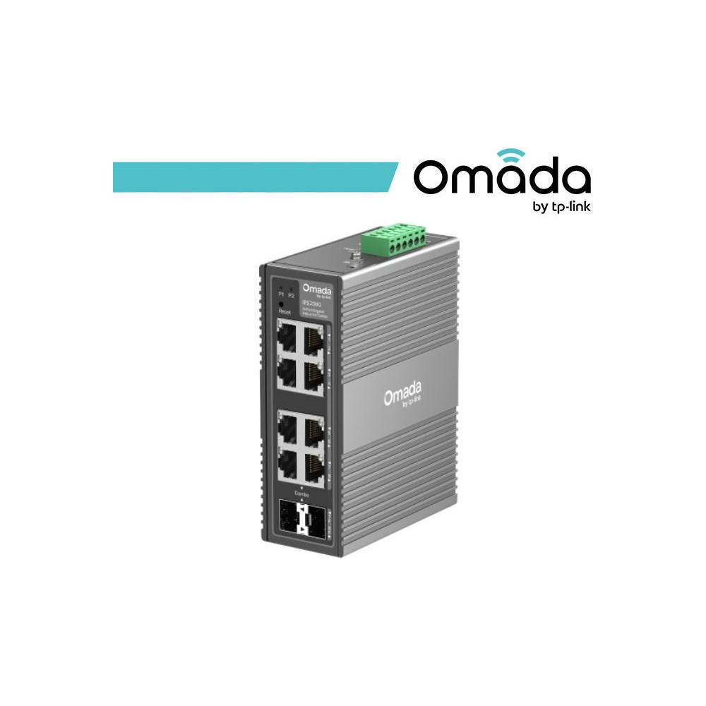 Omada 8-Port Gigabit Industrial Easy Managed Switch - IES208G