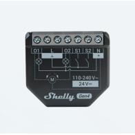 Shelly Plus 2PM Gen4 - Smart Relay Tapparelle 16A AC/DC WiFi/BT/Matter/Zigbe +PM