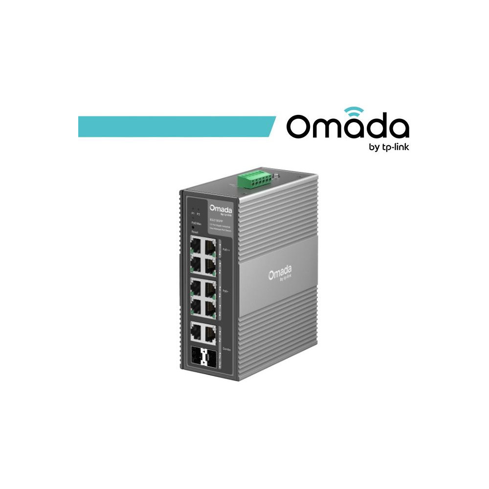 Omada 10-Port Gigabit Industrial Easy Managed Switch - IES210GPP