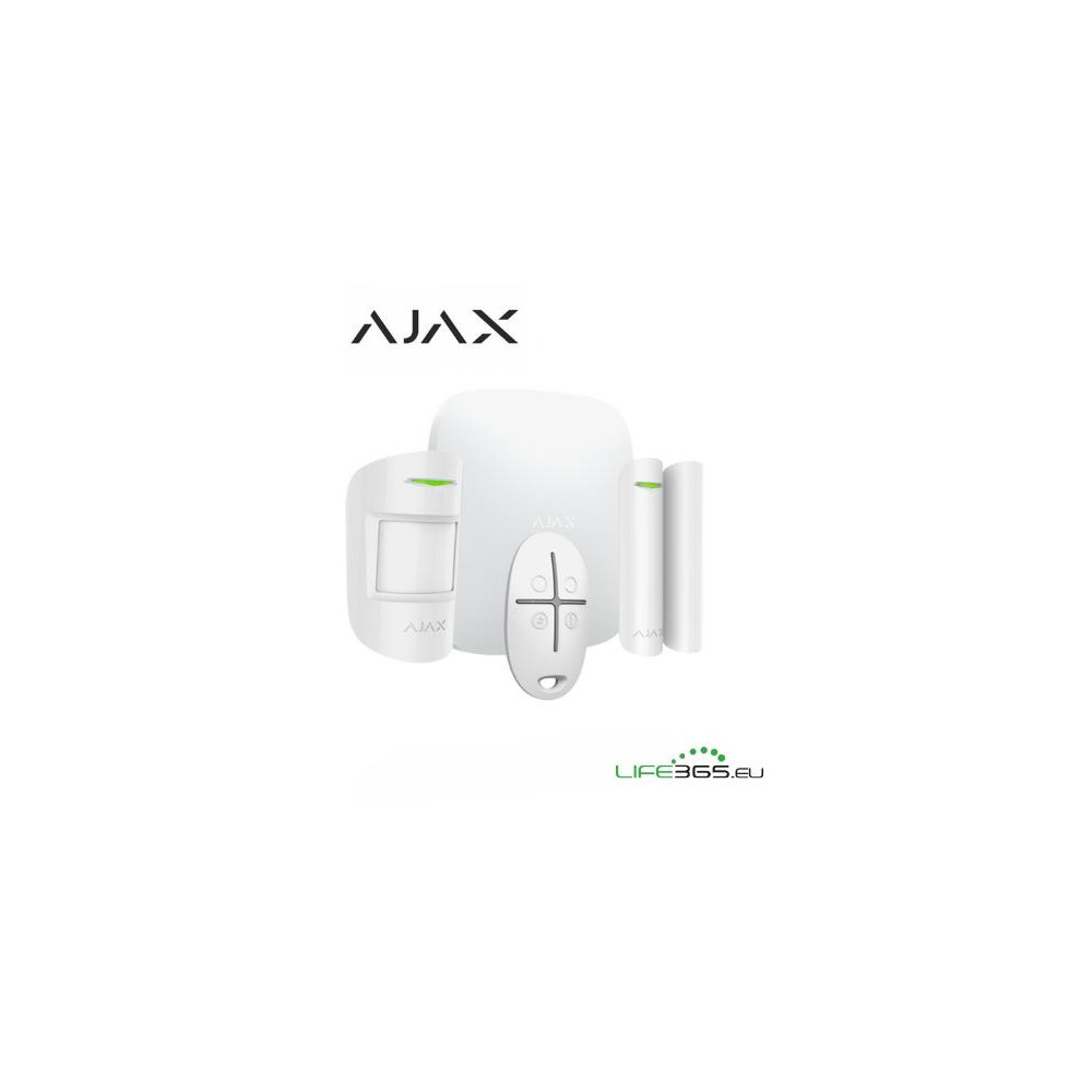 Ajax Kit di base 4G (StarterKit 4G) bianco + SIM AJAX DA  ATTIVARE INCLUSA
