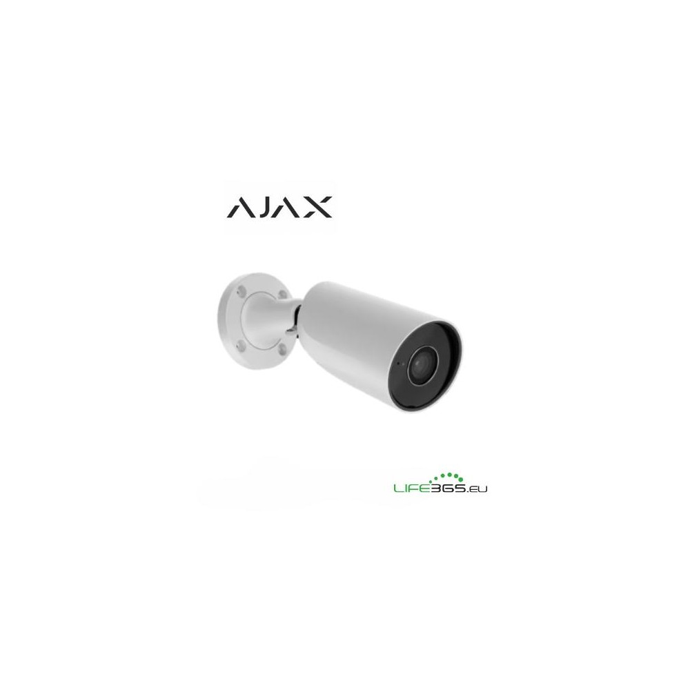 Ajax Telecamera Bullet IP PoE (BulletCam) (5 Mp/2.8 mm) bianco