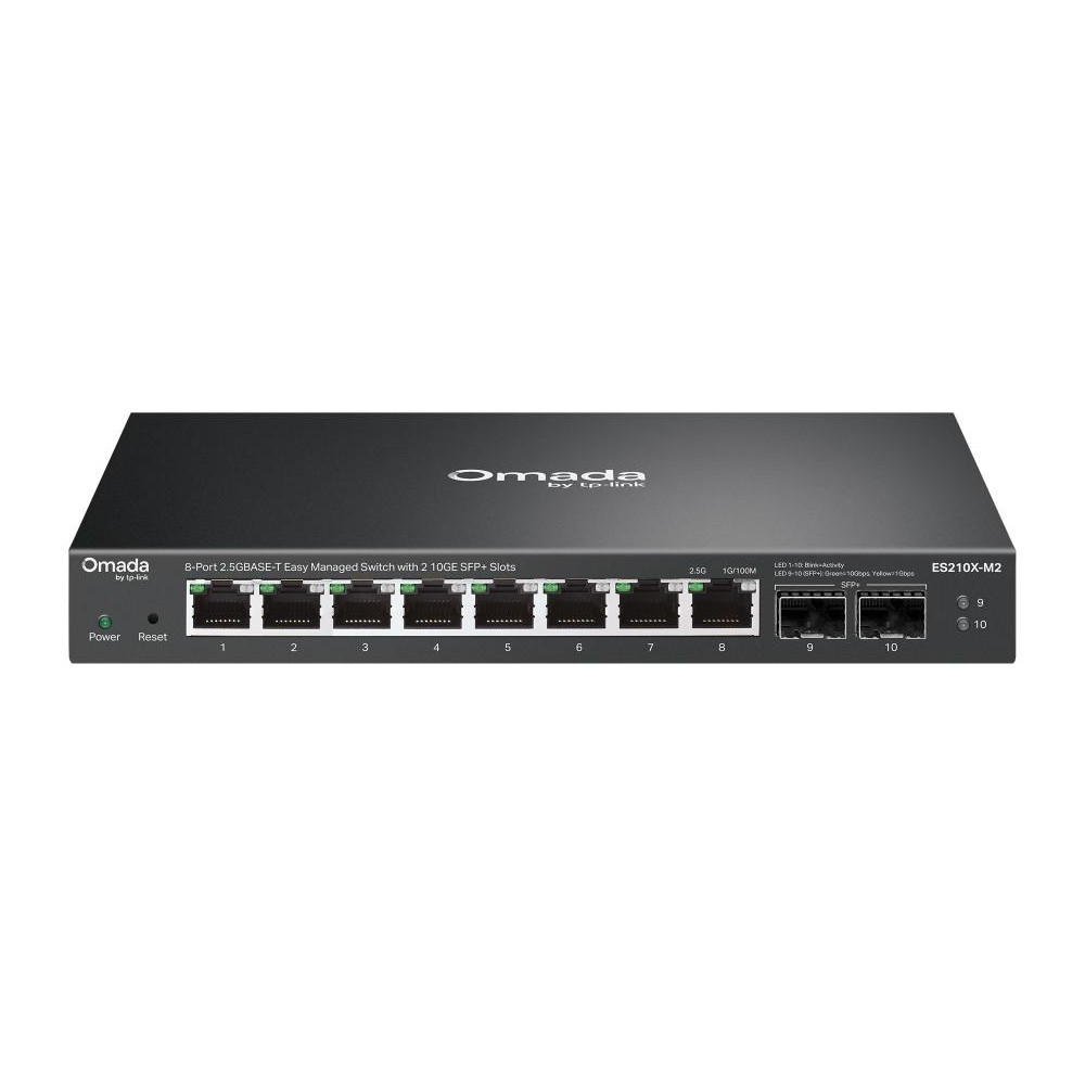 Omada 8-Port 2.5GBASE-T Easy Managed Switch with 2 10GE SFP+ Slots