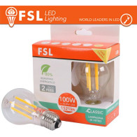 Lampada Filamento Sfera A60FC 10.8W 3000K E27 - Confezione 2PACK