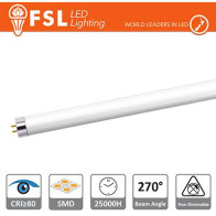 T5 LED Tubo Vetro - 8W 700LM 4000K G5 PF0.5 Size:570x21mm