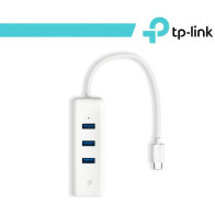 TP-Link Adattatore da USB Type-C a Gigabit Ethernet con 3 porte USB - UE330C