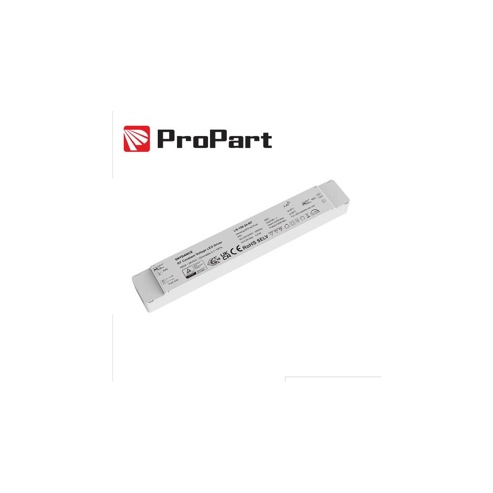 Driver LED dimmerabile RF - CV Serie LN, 220V-24VDC-150W-0.8A, RF2.4 G(Dimming Push)