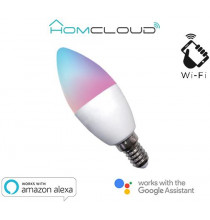 Lampadina Wi-FI RGB+BIANCO CALDO E14 dimmerabile