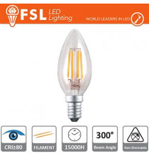 Lampada Filamento Oliva - 4W 2700K E14 400LM