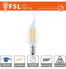 Lampada Filamento Colpo di Vento - 4W 2700K E14 400LM