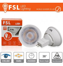 MR16 Lampadina LED - 6W 3000K 500LM 38º CRI80 DC 12V