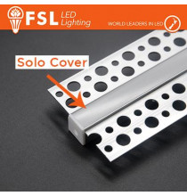 COVER diffusore Opale per profilo a Raso - 2 metri