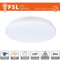 Plafoniera LED 18W 3000K 120° 33x5,5cm CRI80